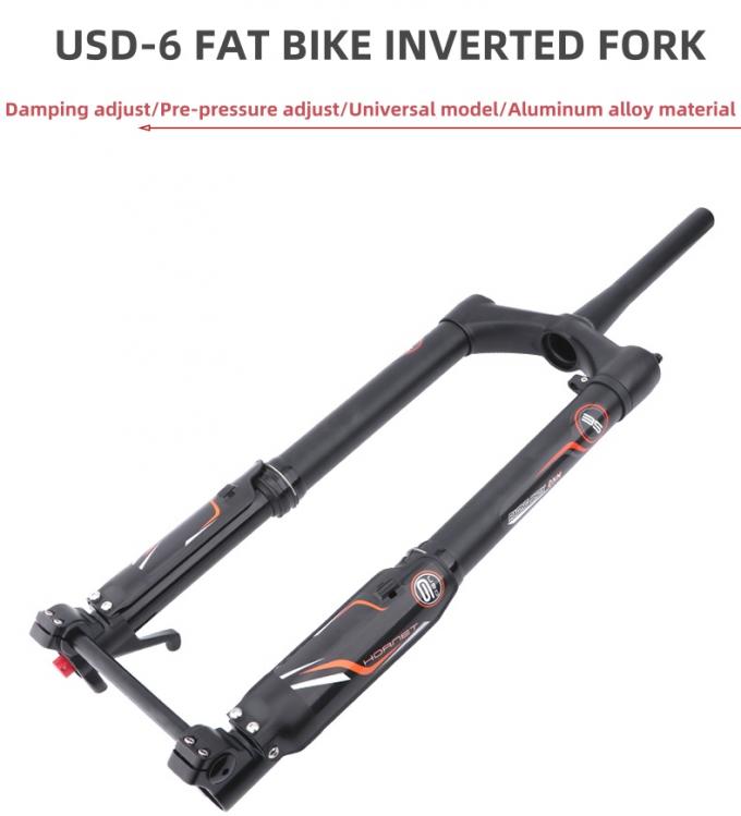 Dnm USD-6S FAT 26er 逆の脂肪自転車懸垂フォーク マウンテンバイクフォーク 0
