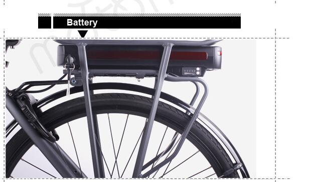 EC認定電気都市自転車 バファングミッドドライブモーターシステム 3