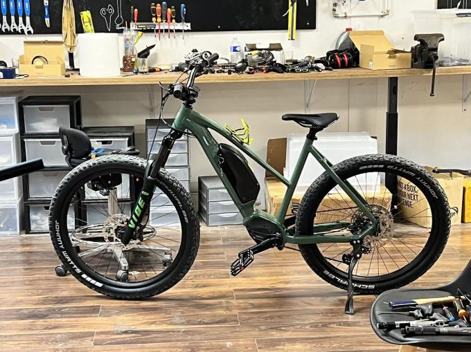 最新の会社の事例について シマノ EP801 中駆動電動自転車  2