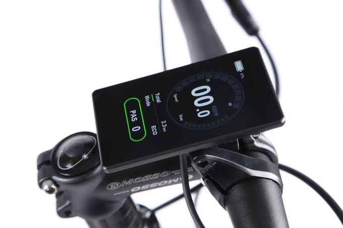多機能表示が付いている250W電気バイクおよびスマートな特徴電気山の自転車 2